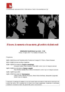 Il lavoro e la memoria