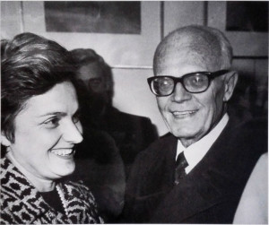 Luciana Sgarbi e Sandro Pertini